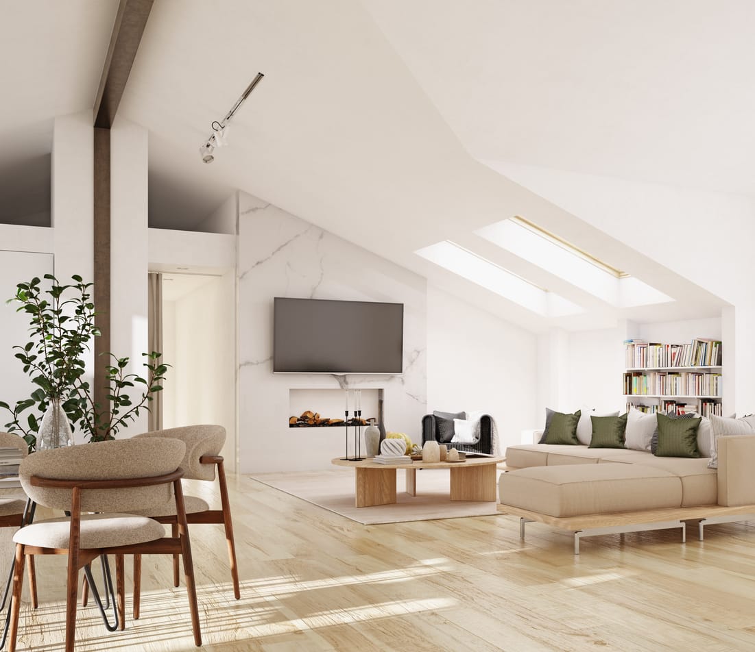 Furnished Loft, Short-Stay Ready